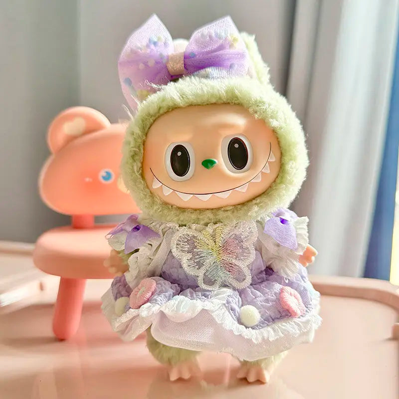 labubu Clothes Second Generation Labubu Clothes Pendant Labubu Sitting Party Series doll Clothes Cute