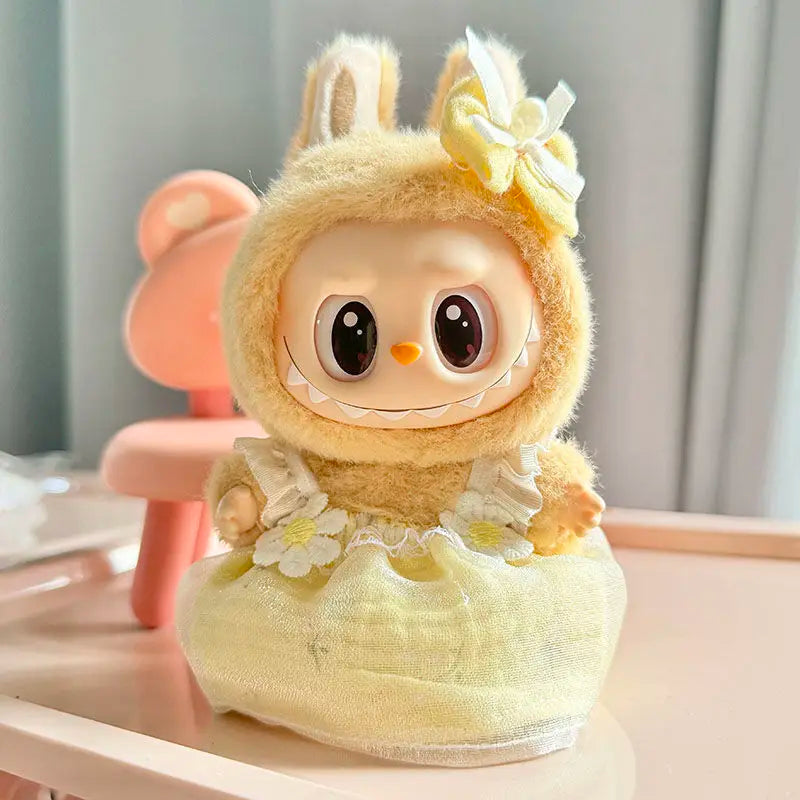 labubu Clothes Second Generation Labubu Clothes Pendant Labubu Sitting Party Series doll Clothes Cute