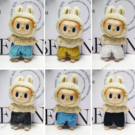 Labubu V1  Labubu V2 clothes shorts pants Labubu Doll Clothing Accessories