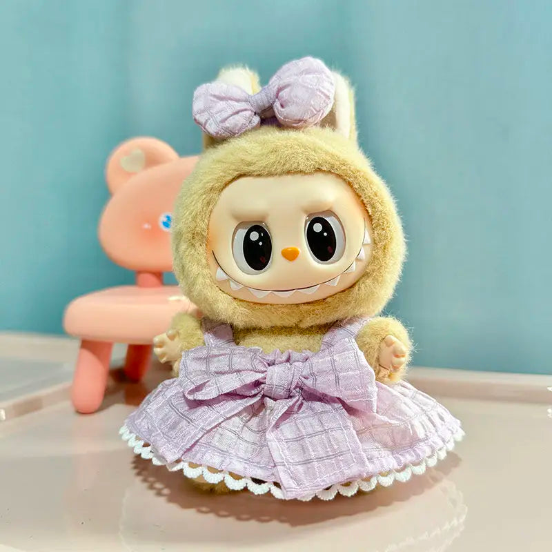 labubu Clothes Second Generation Labubu Clothes Pendant Labubu Sitting Party Series doll Clothes Cute