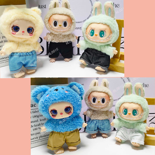 Labubu V1  Labubu V2 clothes shorts pants Labubu Doll Clothing Accessories